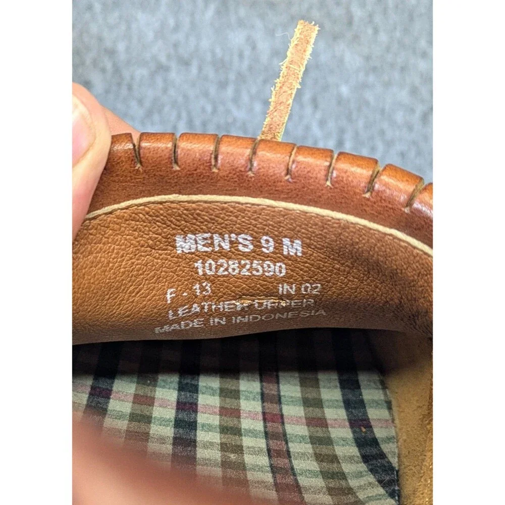 Sperry Mens Loafers WAVE Brown KILTIE DRIVING MOCS Size 9M